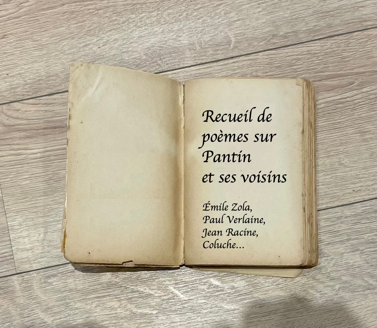Un recueil de poèmes sur Pantin et ses voisins exhumé dans le grenier d'une  maison abandonnée à Pantin. - Bonjour Pantin